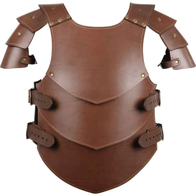 Vintage Medieval Renaissance Viking warrior armor COSPLAY leather armor party performance props