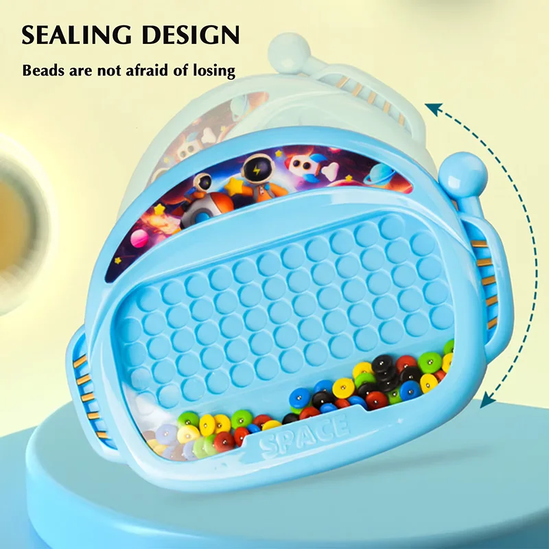 Magnetic Beads Doodle Board Drawing Toy for Kids