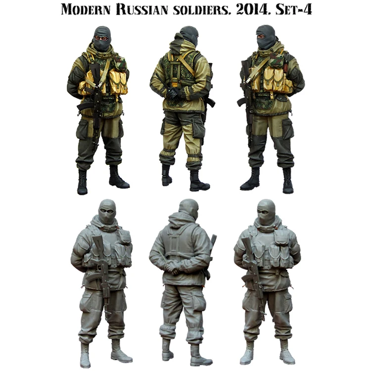 

1/35 современные солдаты русины, набор из смолы, солдаты GK, Современные Военные предметы без покрытия, без цвета