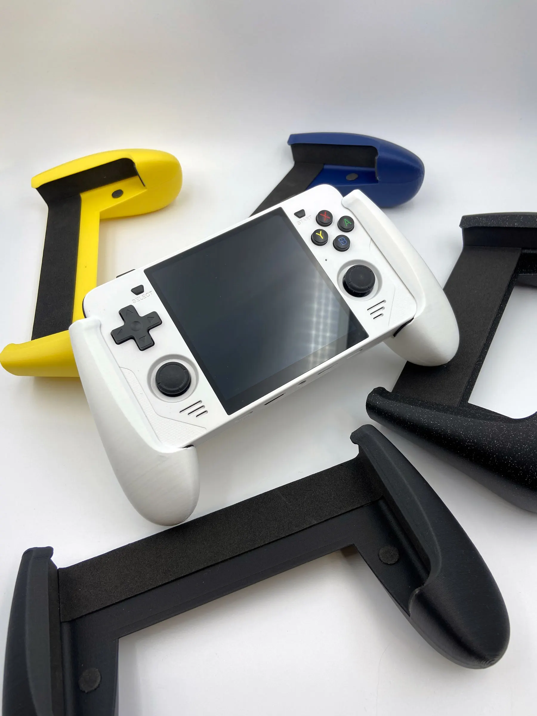 Controller Grip Handle 3D Printed Grip Handle For RGB30 DIY Controller Holding Handle Ergonomic Design Comfortable
