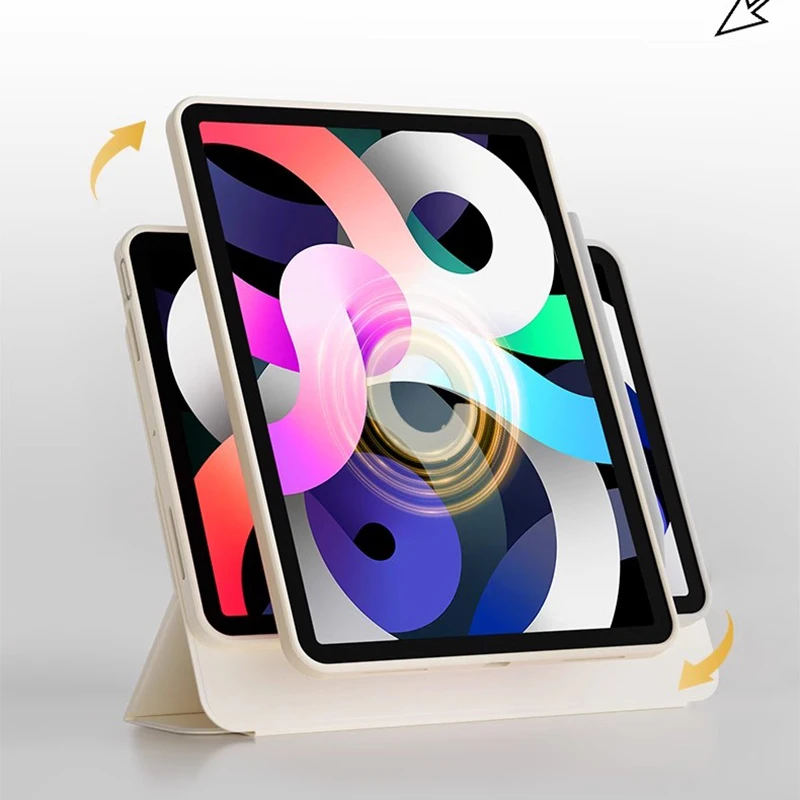 Caixa Protetora de Fundo Transparente do Tablet é Adequada para o Ipad Pro 12.9 2023 6ª e 4ª Geração Pro 11 Polegadas.o Case é Adequado para o Air 2023 Ipad 10.2 Mini 2023 Caixa Protetora Magnética 2-em1. a - Imagem 2