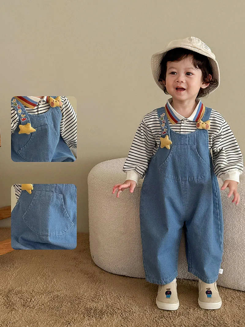 Cute Stripe Kids Trousers Casual Pants for Girls