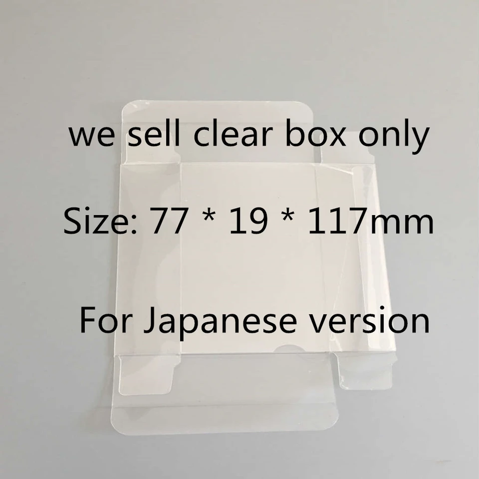 0.4mm PET Plastic Box Protector For Sega Dreamcast Console Box (Reproduction)