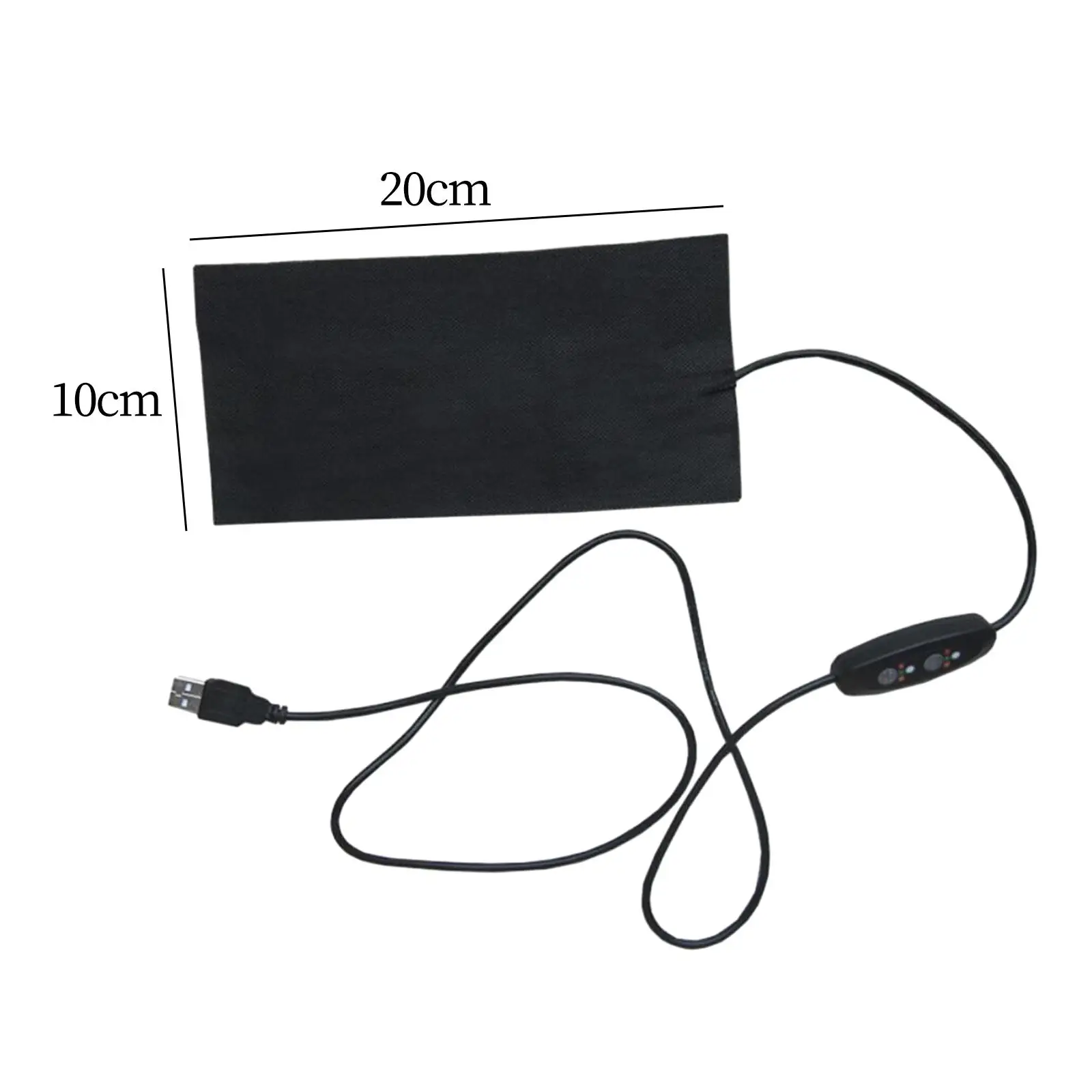 USB Thermostat Heat Preservation Plate, Lunch Box Heating Pad, Temperature Adjustment Warmer Food Plate for Lunch Bag Picnic