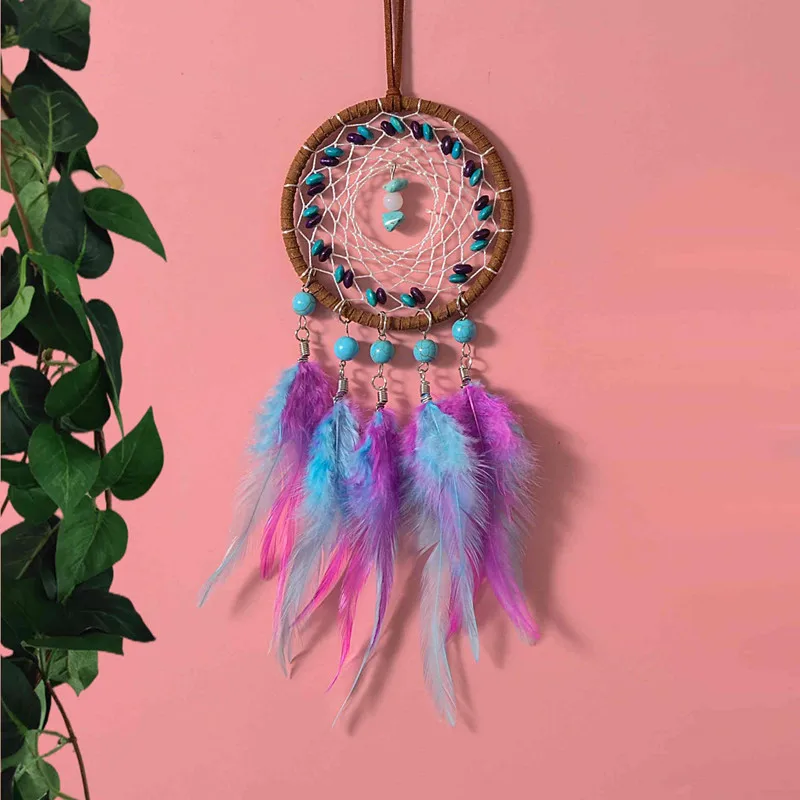 

Small Dream Catcher to Hang Birthday Party Decoration Dreamcatcher Kawaii Home Room Decor Kids Nursery Girls Gift Accessories