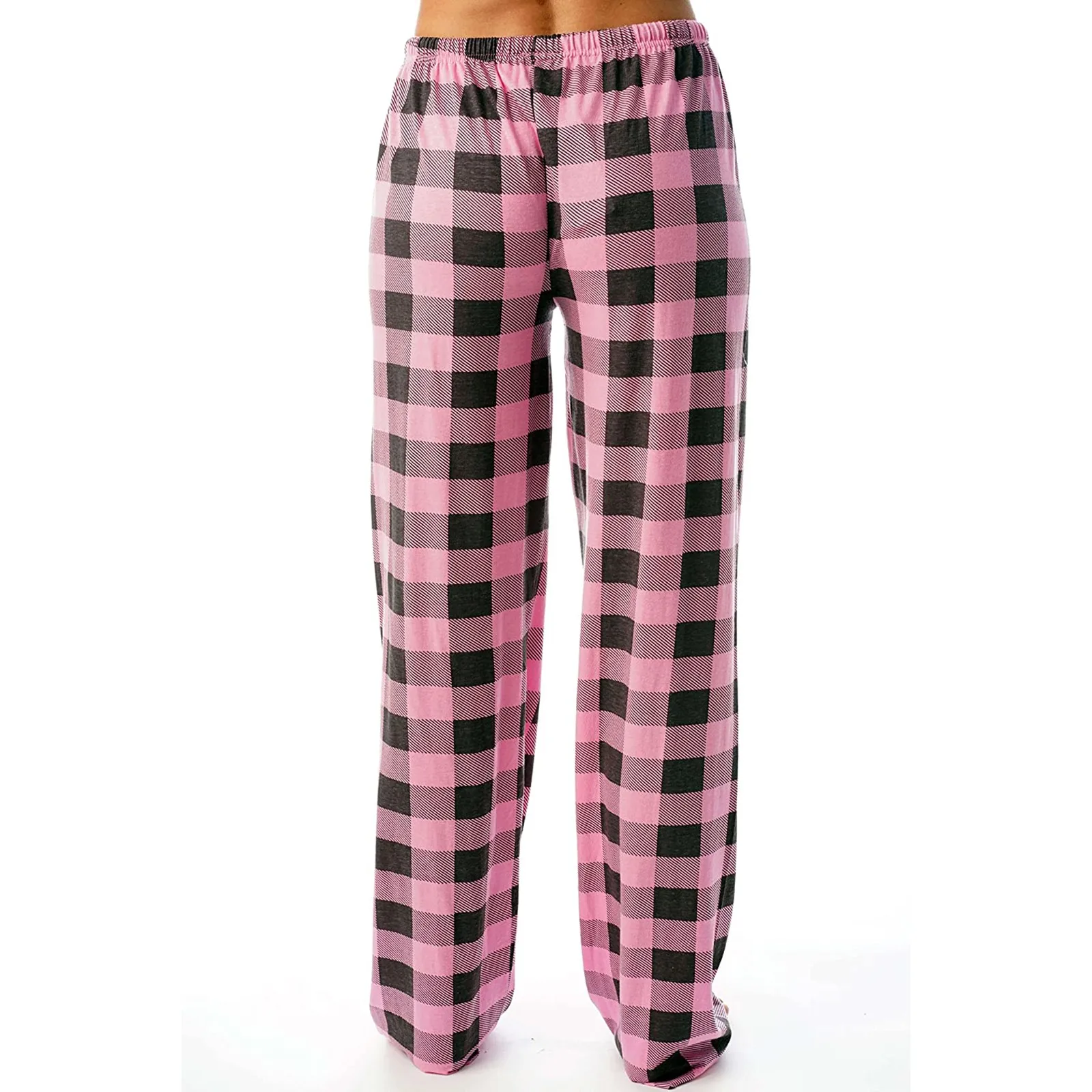 S09fdfae1df7d40ecac075aa74978acb2g Women's Summer Pants, Trendy Autumn Winter Plaid Printed Pants Full Length Long Trousers Sports Pants, S-2XL Mallzona