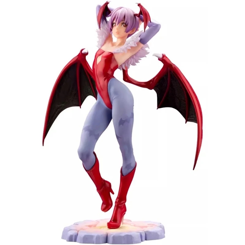 

22Cm Pvc Vampire Lilith Bloodsucker Game Action Figure Collectible Statue Ornament Model Garage Kit Doll Kid Toys Gift