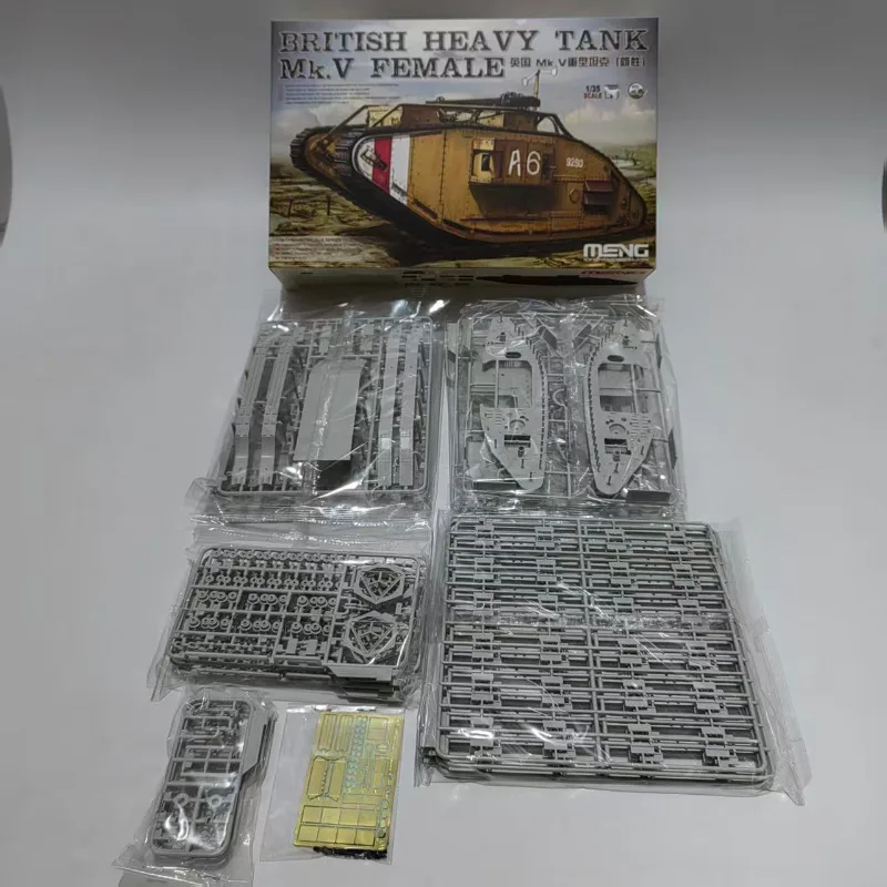 Meng 조립 모델 키트 TS-029 1/35 스케일 영국 중전차 Mk.V 여성형