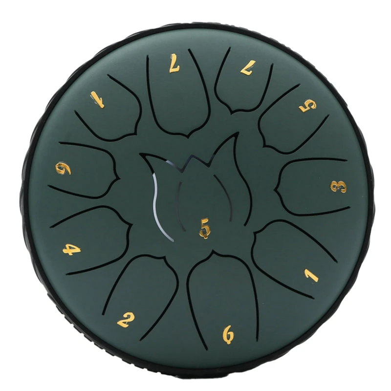 Smart-6-Inch 11-Tone Rain Drum Outdoor Garden Rain Drum Waterproof Music Forget Friends Adult Handheld