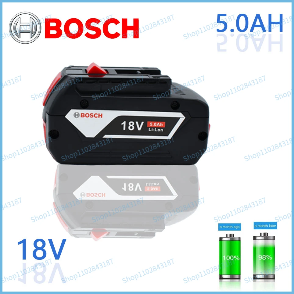 

Bosch 18V Lithium Battery Doctor Battery Pack 5.0AH Original Tool Rechargeable Battery