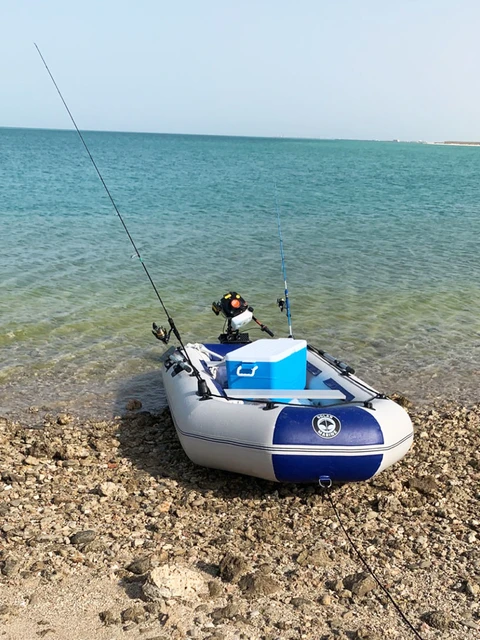 Bote de pesca inflable portátil, Kayak neumático para 3 personas, fácil de  operar y usar - AliExpress