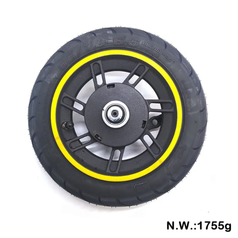 60/70-6.5 Motor 36V 350W 48V 500W Geschikt Voor Max G30 Achterwiel Motor Geheel Wiel 10 Inch Voorwiel Trommelrem Hele Wiel
