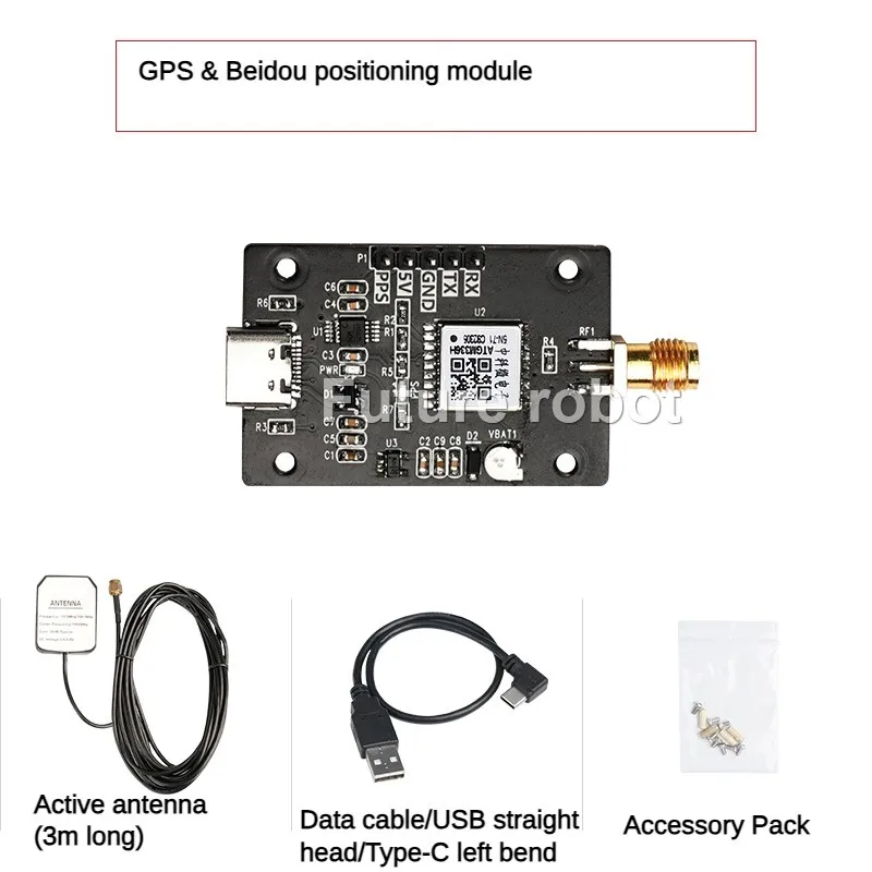 Modulo di posizionamento GPS Beidou GLONASS QZSS BDS IMU Posizione satellitare di navigazione con antenna per scheda di sviluppo robot ROS - Image 6