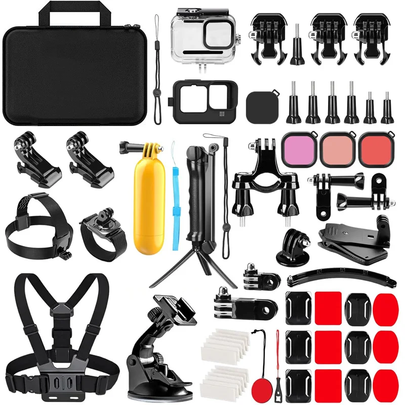 Kit de Accesorios para Cámara de Acción 60 en 1 para GoPro DJI Insta360