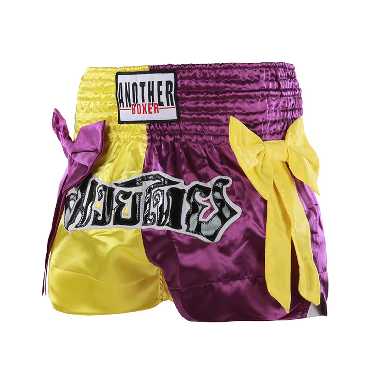Embroidery Boxing Training Trunks Free Fighting Sanda Half Pants Muay Thai Shorts For Men Women And Childrens Arena Competition