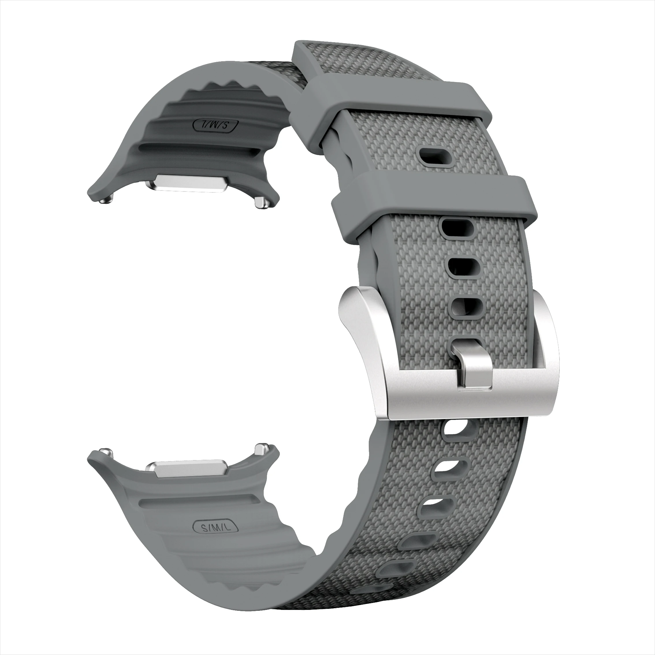 Peakform Sports Silicone Nylon Watchband - Enhanced Durability and Comfort