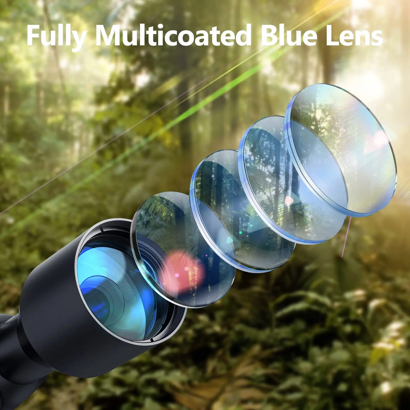 CVLIFE 3-9x40 Compact Rifle Scope with Mounts for 20mm Picatinny Crosshair Reticle Quick Aiming Hunting