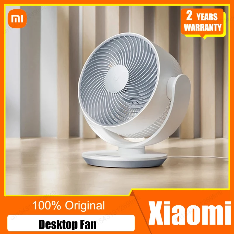 

Настольный Циркуляционный Вентилятор инвертора постоянного тока Xiaomi, 3D поворотная головка, вентилятор кондиционирования воздуха с низким уровнем шума