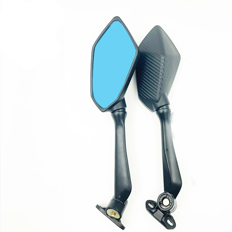 롱 로드 사이드 미러 가와사키 닌자 400 500 650 650R EX400 EX650 EX500 ZX6R ZX636 RC51 RVT1000R용