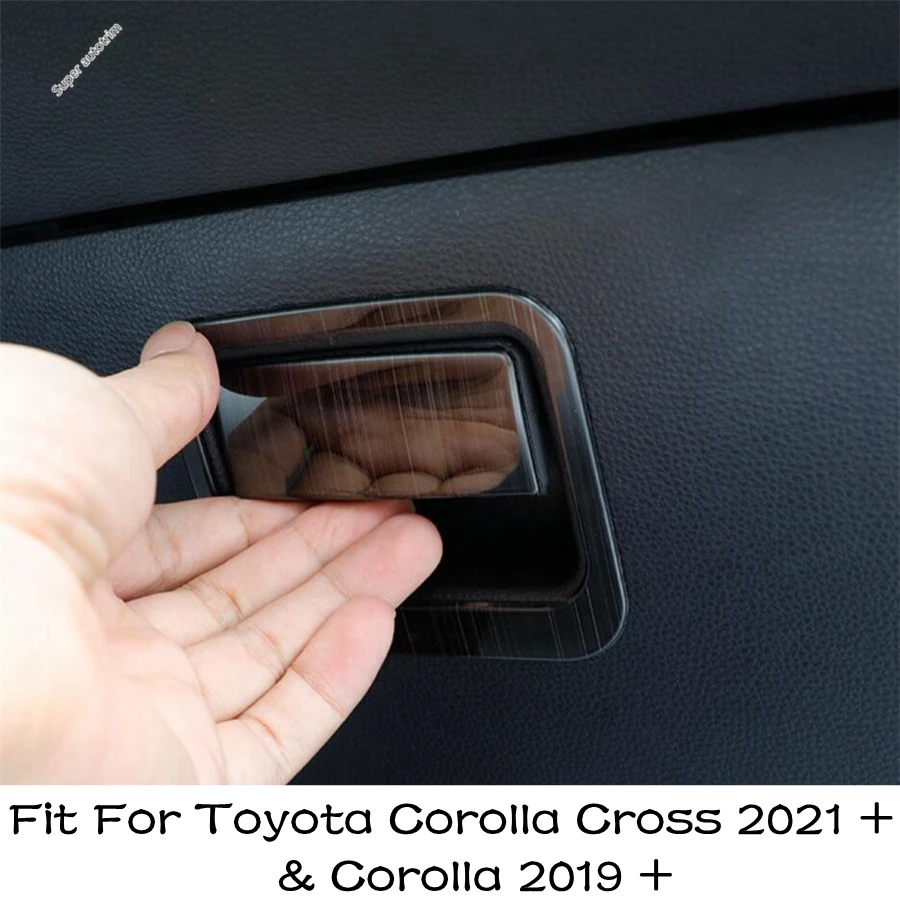 Accessori Per Toyota Corolla Cross 2021 - 2023 E Corolla 2019 - 2023 The Copilot Glove Storage Box Maniglia Paillettes Cover Trim