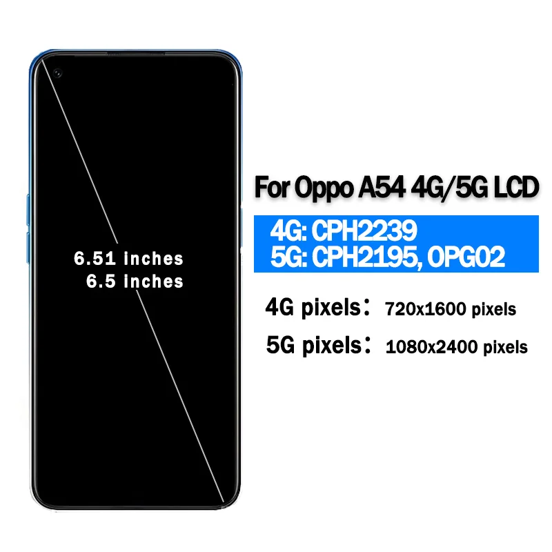 High-Quality IPS LCD Screen with Touch Digitizer Assembly and Frame