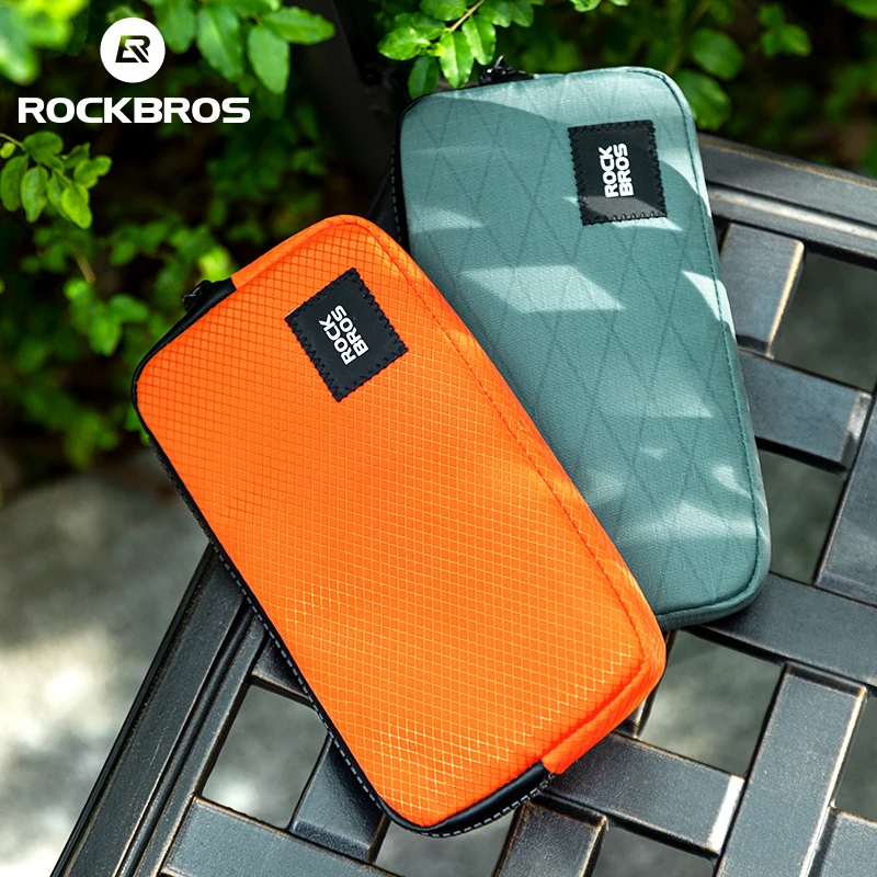 

ROCKBROS Cycling Mobile Phone Bag Multi-functional Wallet Card Bag Lightweight Portable Bicycle Cycling Pocket Bag Commute Bag