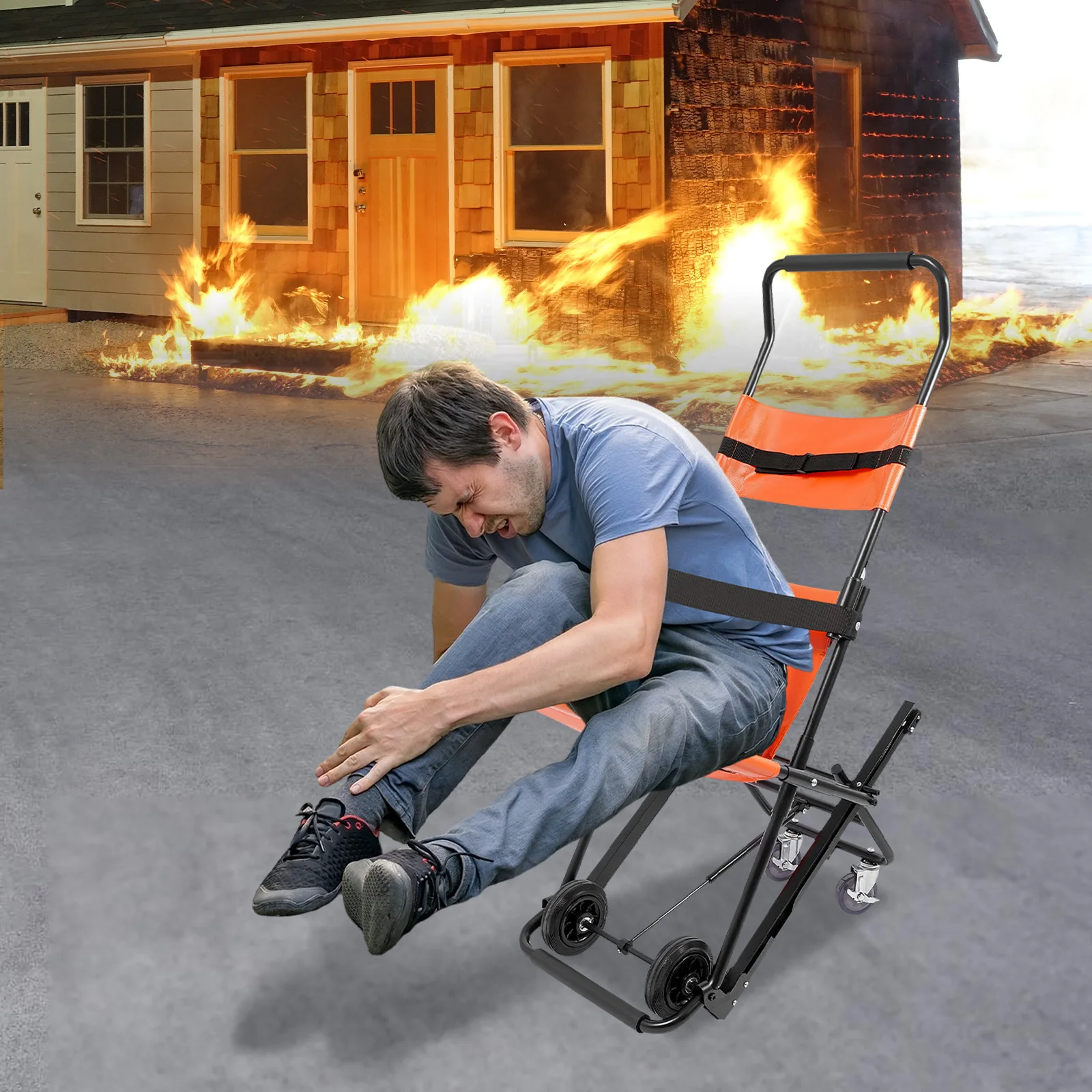 Manual Stair Transfer Chair 3