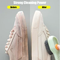1/2Pcs Multifunctional Cleaning Brush Soft Automatic Liquid Shoe Brush Clothes Brush Shoe Clothing Board Brush Shoe Cleaner Tool 2