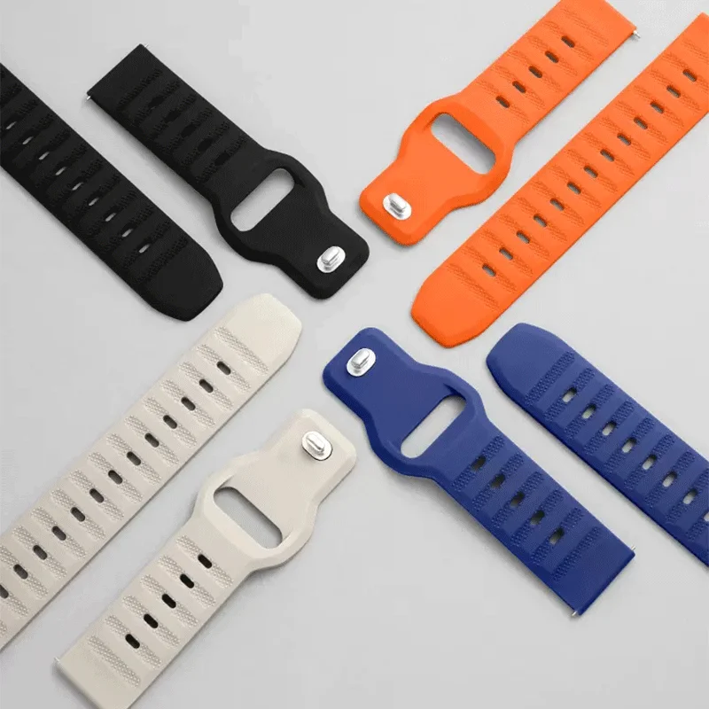 Silicone Strap and Tempered Glass Shell with Soft Bracelet Band for Smart Watch - Stylish Protective Accessories