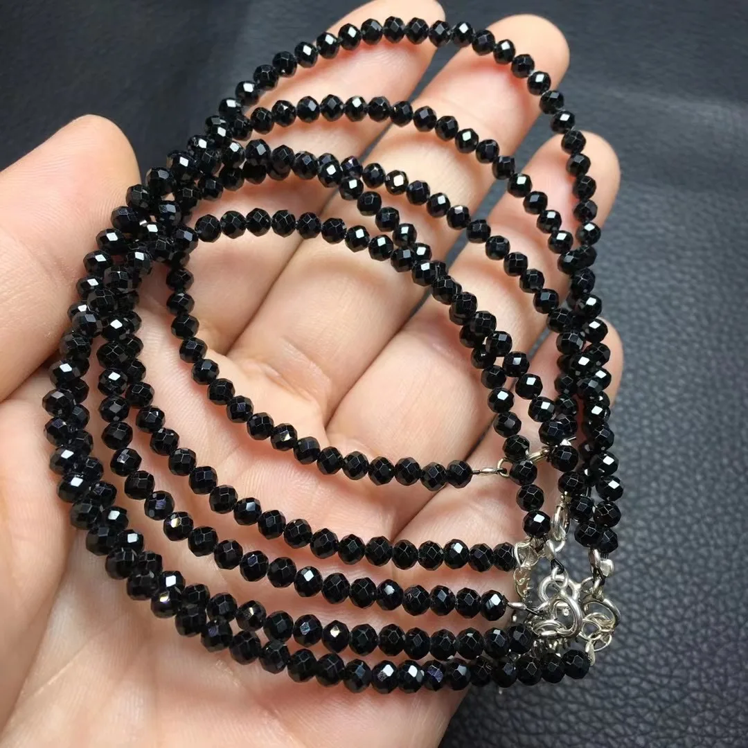 Mystical Black Spinel Silver Bracelet