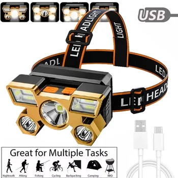 Powerful Rechargeable Head Flashlight 1