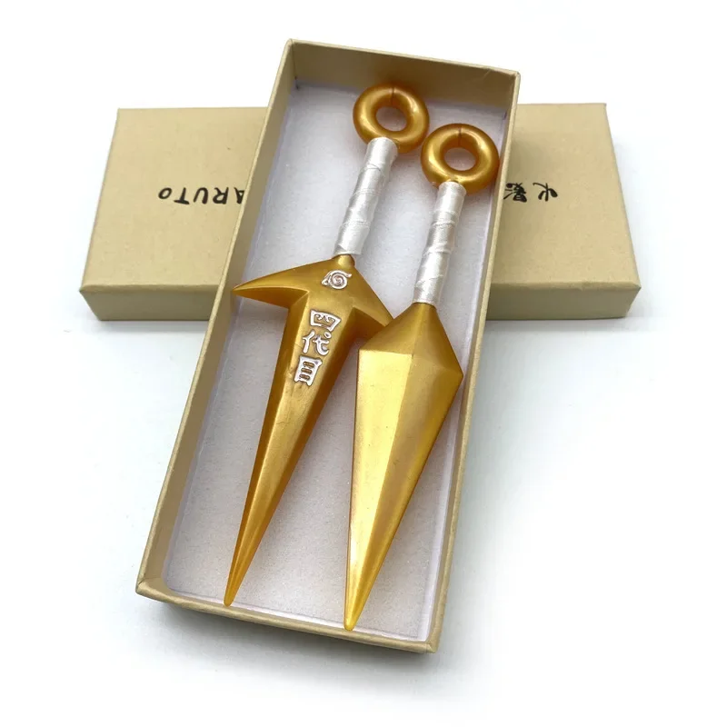 ナルトアニメゴールデン手裏剣クナイモデルおもちゃ忍者アクション