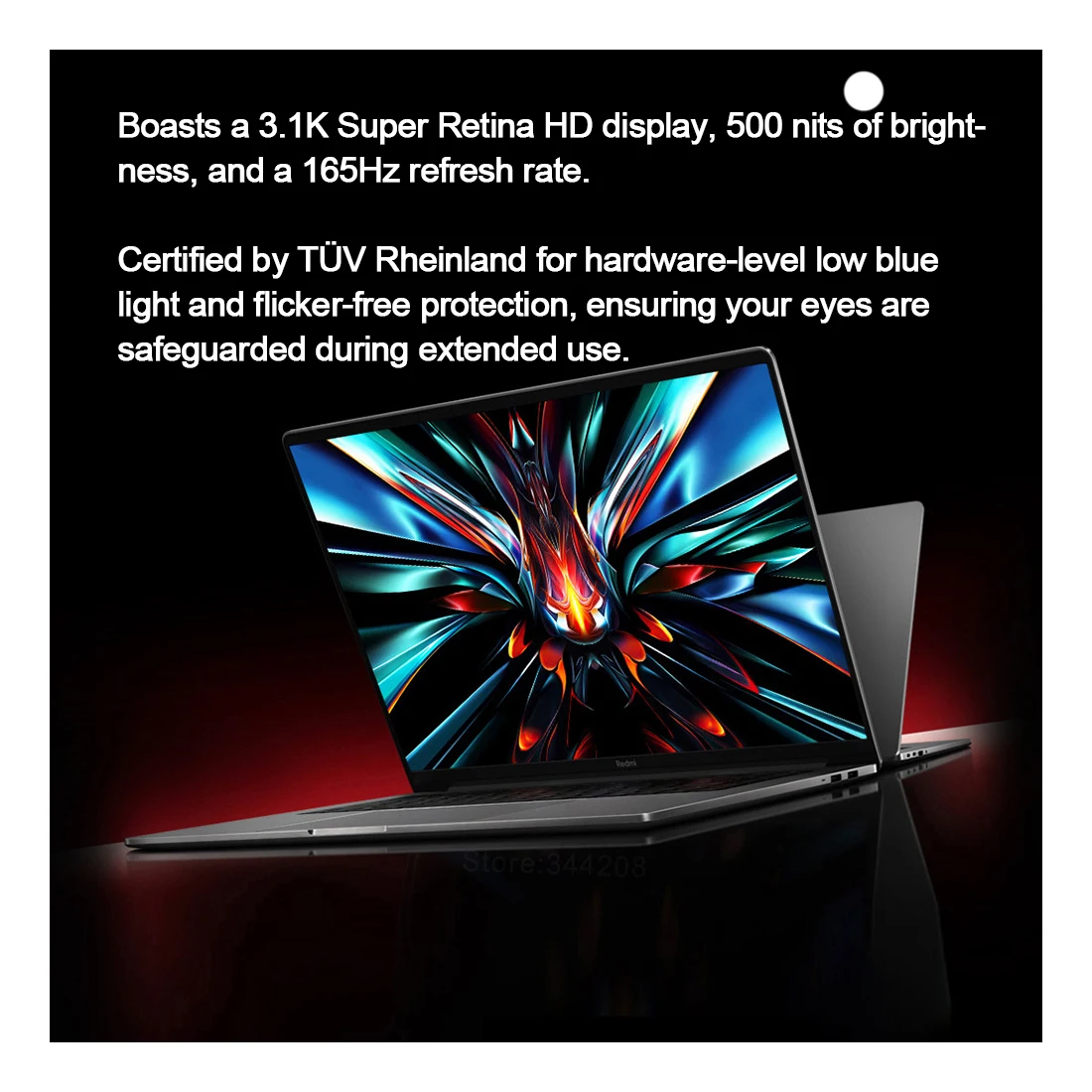 XIAOMI Laptop 2024 RedmiBook Pro 16 Inch 3.1K 165Hz Intel Core Ultra5/7 125H 155H RAM 32GB SSD 1TB Notebook Computer PC 4