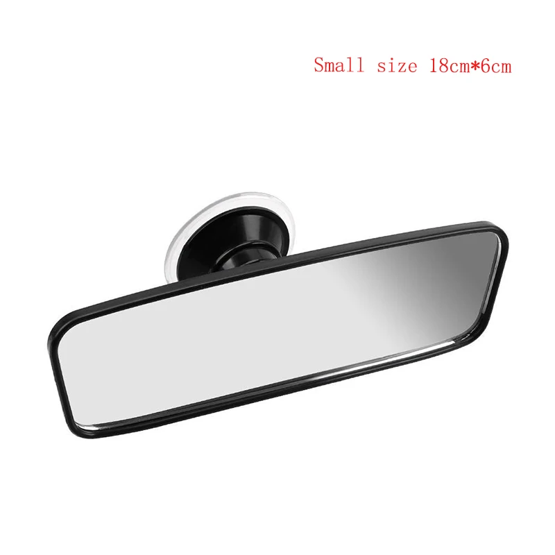Wide Angle Mirror Car Interior Rear View Mirror 360&deg; Rotates Adjustable Suction Cup Universal Auto Accessories