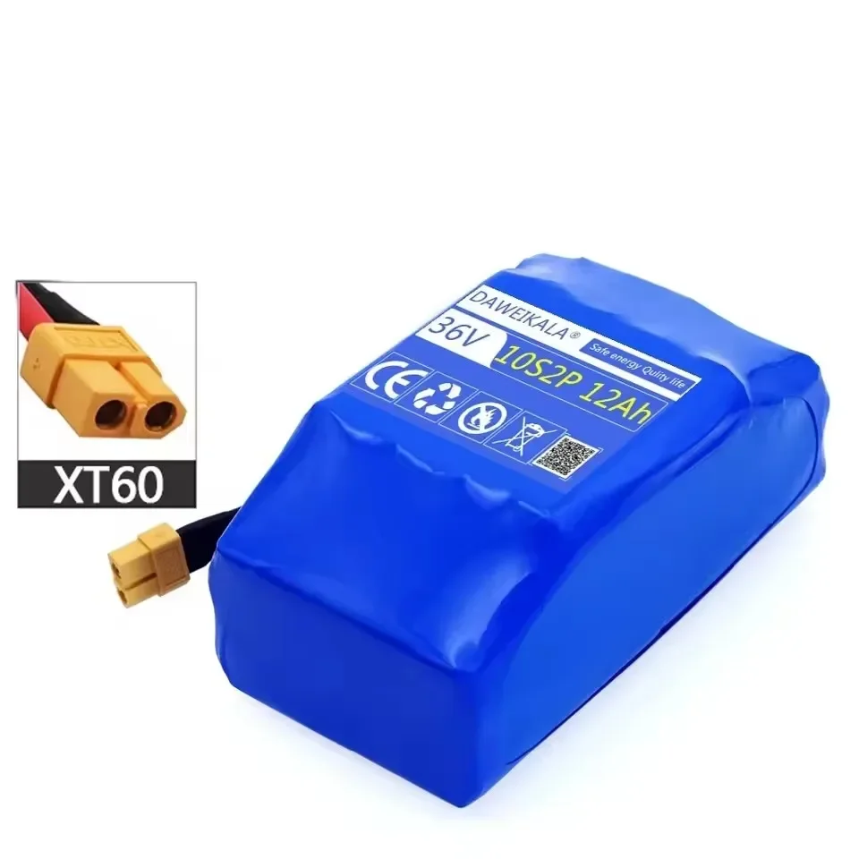 2024 Genuine 36V Battery Packs 12000mAh Rechargeable Lithium ion battery for Electric Self Balancing Scooter HoverBoard Unicycle - Image 2