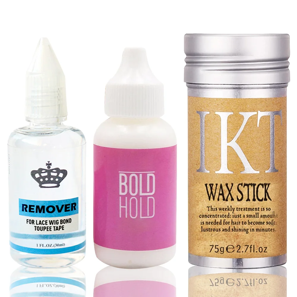 Lace Wig Glue Waterproof Wax Stick Adhesive Remover Hair Stick Gel Bold Hold Glue Remover Wig Accessories