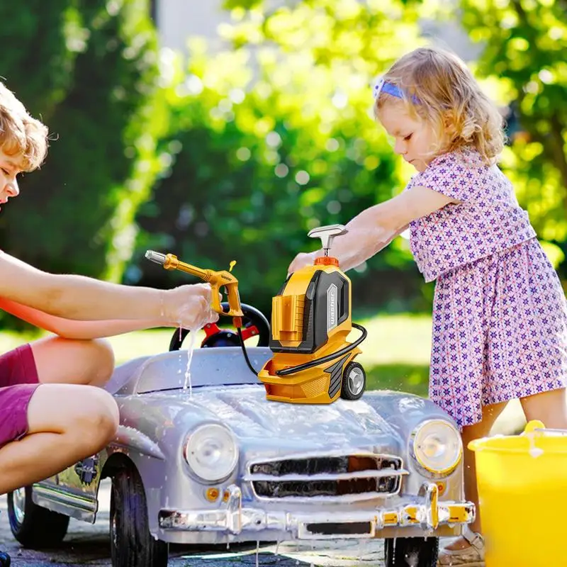 Kids Car Washer Toy Children Toy Car Washer Water Pressure Boys Girls Role-Play Cleaning Toys Spraying and Misting Washer for 2