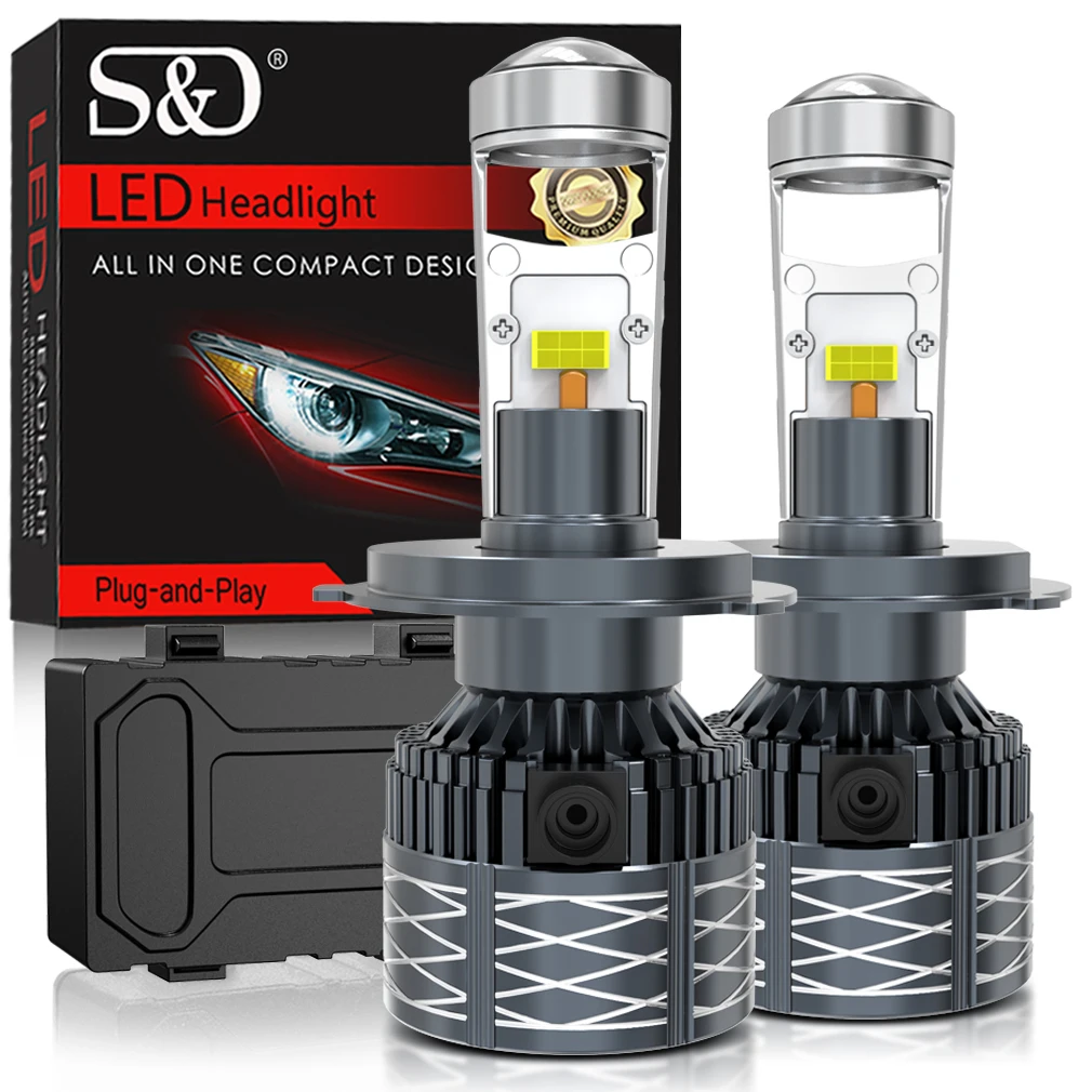 30000LM H7 H4 LED Projector Lens H11 9005 HB3 9006 HB4 H8 H9 Car Light Turbo Car Light Canbus Left Hand Drive Hi/Lo Beam 6000K