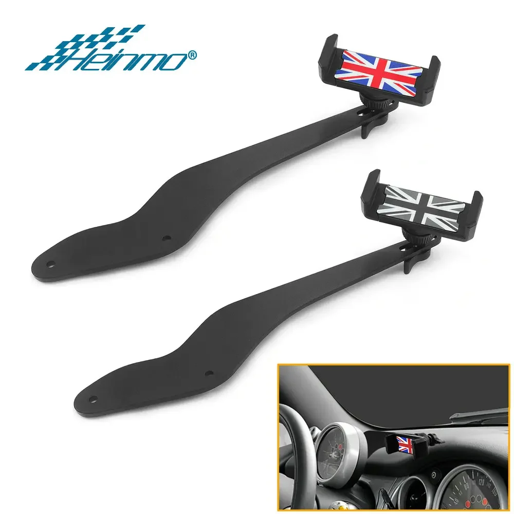 For MINI Cooper R50 R52 R53 Car multi-functional mobile phone holder phone holder mobile phone holder gps holder dashboard GPS bracket Aluminium Alloy accessories