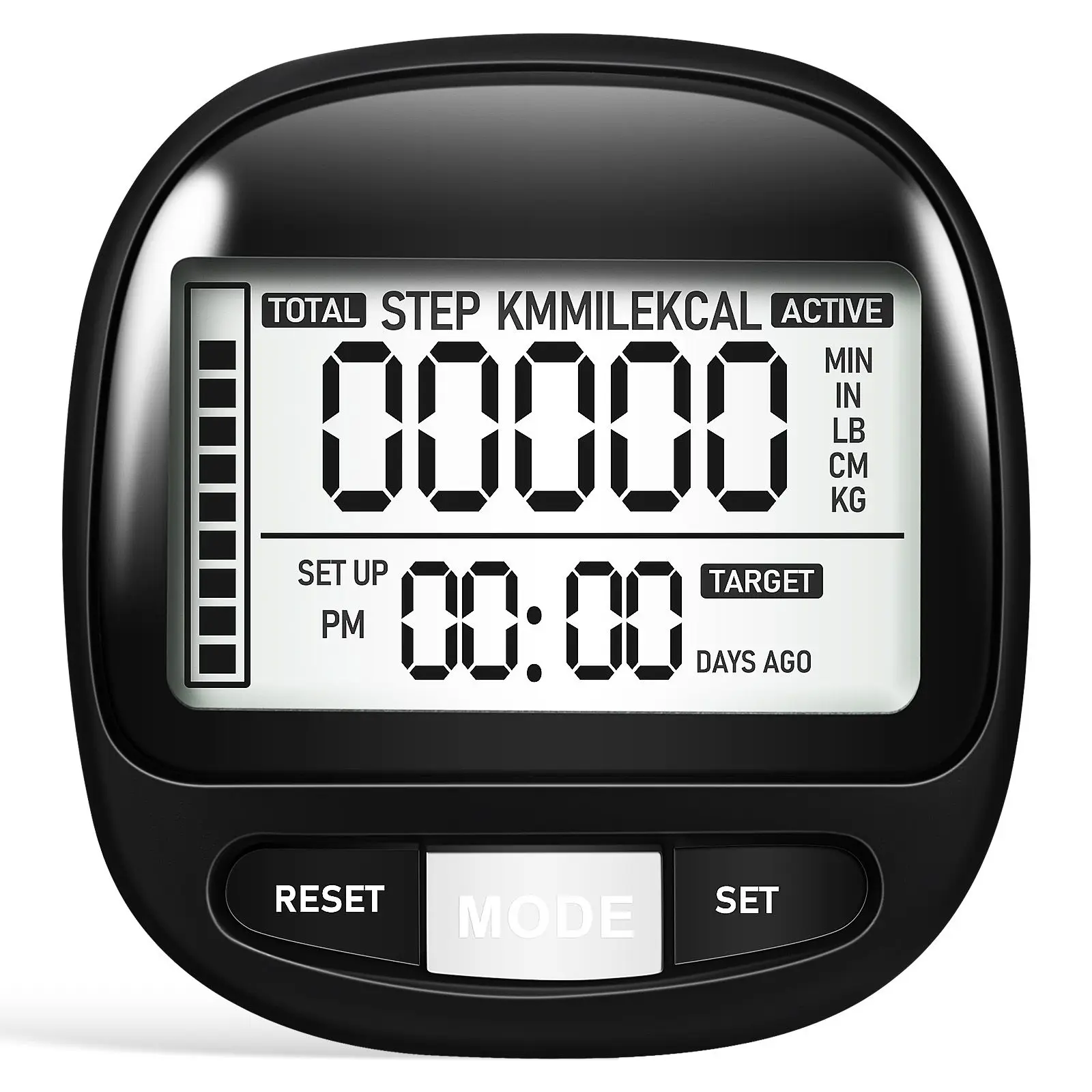 Pedometer Outdoor Walking Counter to Climb Reusable Clip On Plastic Large Screen