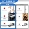 Clothes Rack Heavy Duty Clothing Racks for Hanging Clothes Load 620LBS, Rolling Clothing Rack with Wheels, Adjustable 5