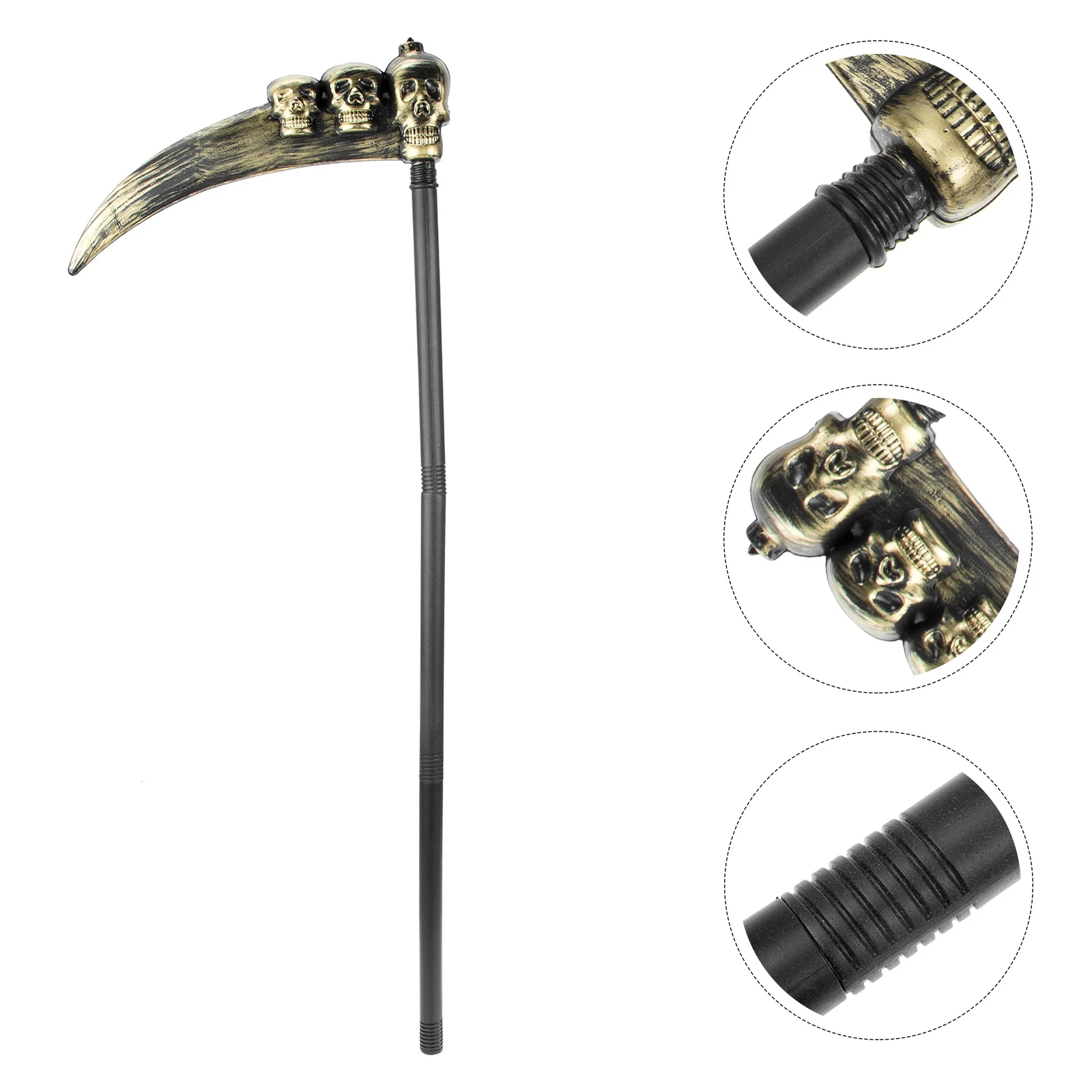 

Костюм Жнеца Scythe Staff с черепами, имитация Хэллоуина, реквизит для детей