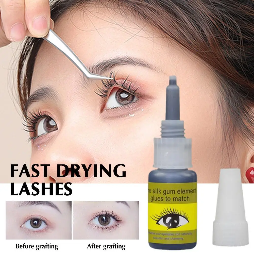 10ml Eyelash Glue Waterproof Quick Dry Adhesive False Lash Clear Extension Eyelashes Makeup Glues Fake Glue Cosmetic J4J8 eyelash glue waterproof quick dry adhesive false lash glue clear black makeup fake eyelashes extension glues cosmetic for women