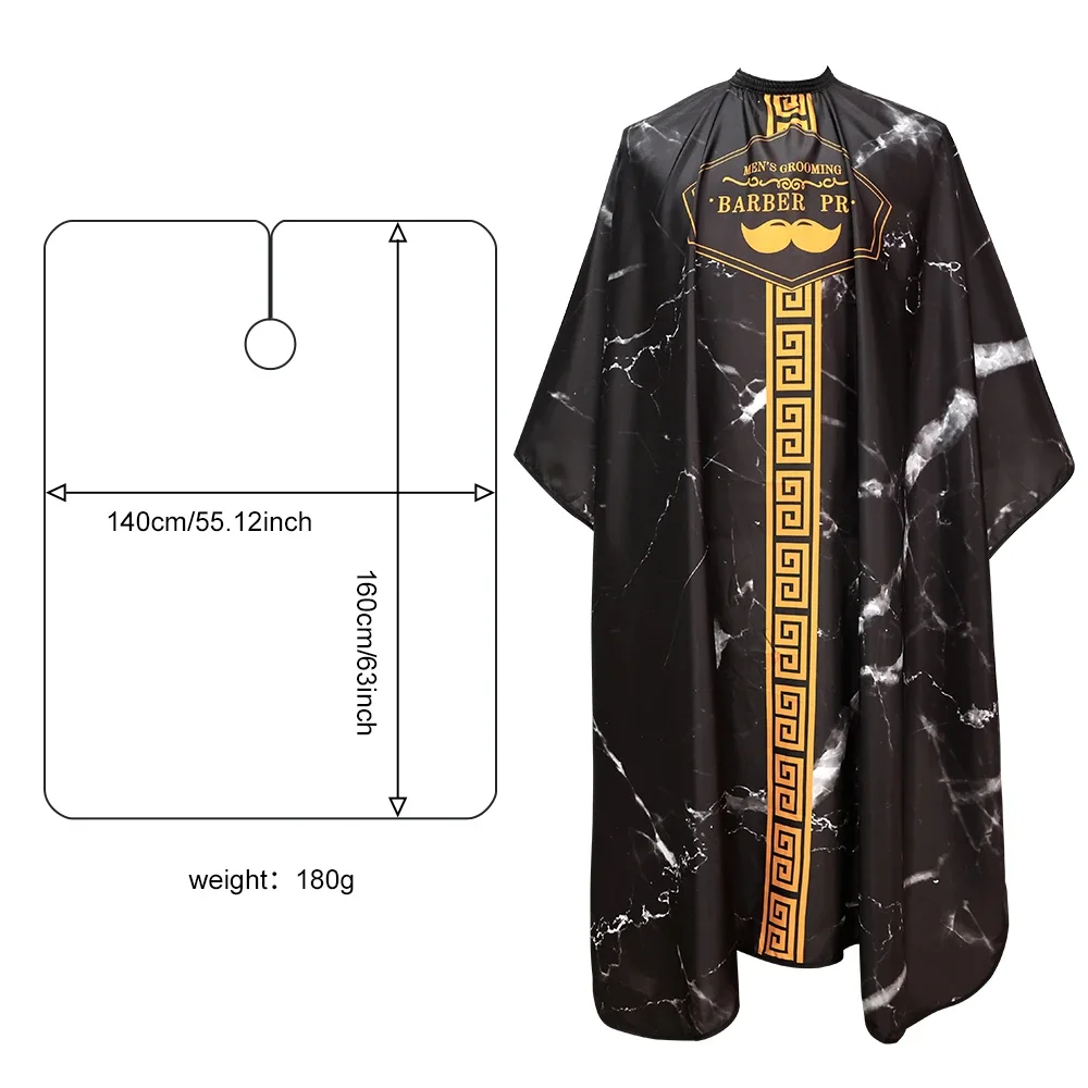Haircut Cloth Antistatic Cutting Hair Waterproof Pattern Gown Salon Barber Hairdressing Apron Hairdresser Capes Styling Tools