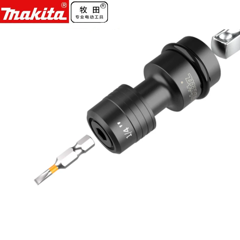 

Адаптер Makita для электродрели, переходник для дрели, 1/2 дюйма, квадратный, до 1/4 дюйма, шестигранный ключ, соединительный элемент