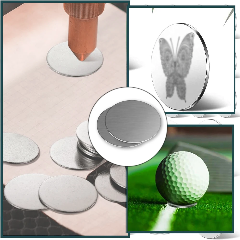 Stainless Steel Disc 304 Stainless Steel Round Plate Diameter 50mm-100mm Thickness 0.5~2mm Metal Flat Gasket Disc 1PCS