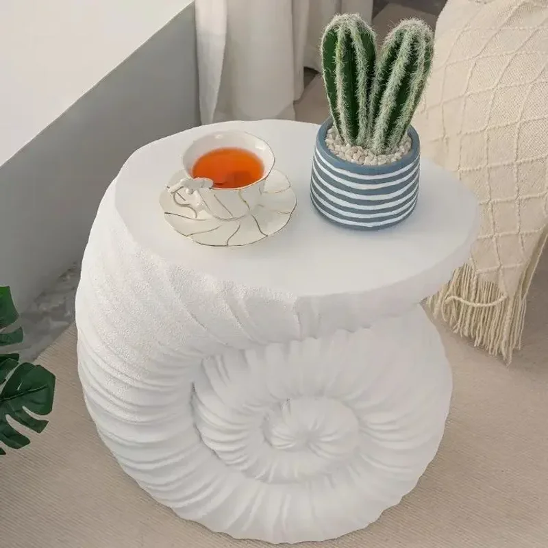 Tavolino da Caffè a Conchiglia di Design Nordico - immagine 3