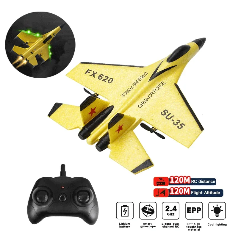 RC Foam Aircraft SU-35 Plane 2.4G Radio Control Glider Remote Control Fighter Plane Glider Airplane Foam Boys Toys for Children foam plane,rc plane,foam aircraft,rc glider