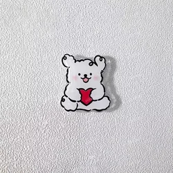 Cute Korean Puppy Cartoon Ring Finger Holder Phone Grip and Bracket Stand (C)