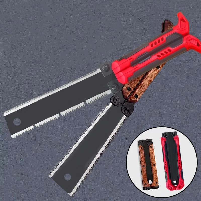 1Pcs Folding Hand Saw SK5 Steel Wear-Resistant and Durable Survival Saw Woodworking Specialized Small Portable Gardening Tools folding saw hand saw